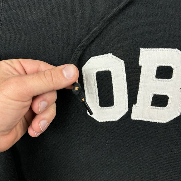 Obey Worldwide Hoodie Men XL Black Spell Out Logo Skater Streetwear Sweatshirt - Picture 4 of 12